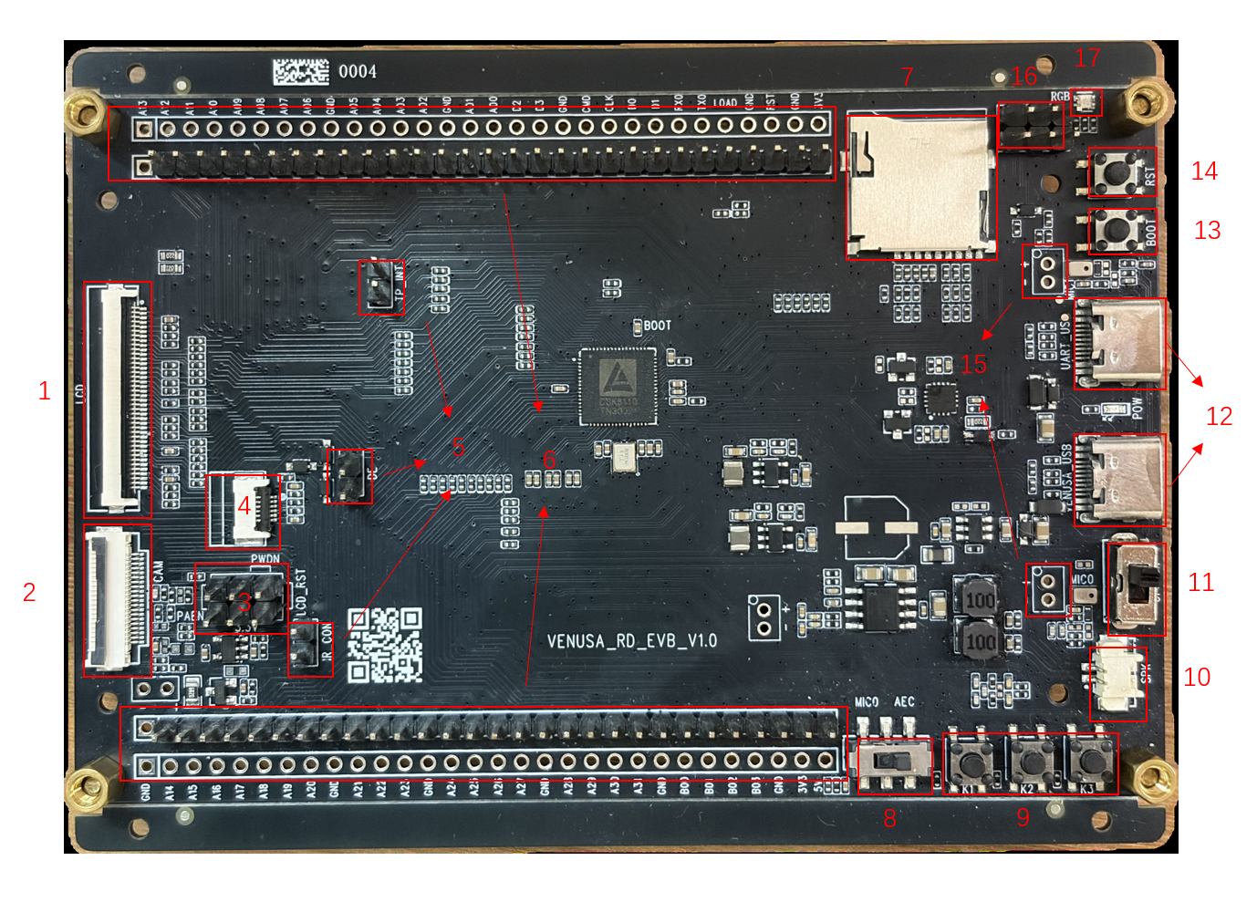 VenusA RD EVB 评估板